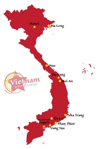 Vietnam map